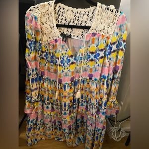 Beach coverup crochet XL